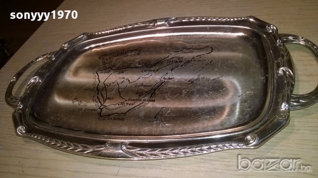 Tenerife-поднос 30х19см-внос швеицария, снимка 6 - Антикварни и старинни предмети - 17468655