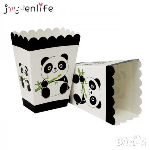 Панда Парти кутия за дребни лакомства пуканки и др