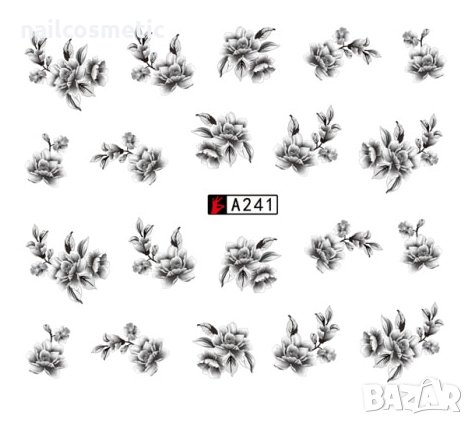 Водни стикери за маникюр, снимка 3 - Декоративна козметика - 25749870