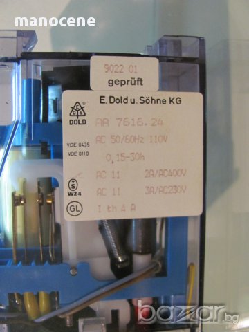 Електронно реле за времезакъснение E Dold Sohne Aa 7616 24, снимка 4 - Друга електроника - 9111024