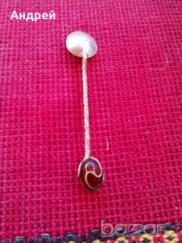 Старинна лъжичка,лъжица, снимка 2 - Антикварни и старинни предмети - 19212558