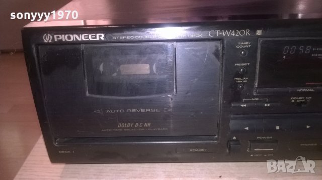 pioneer ct-w420r reverse deck-внос швеицария, снимка 10 - Декове - 24501645
