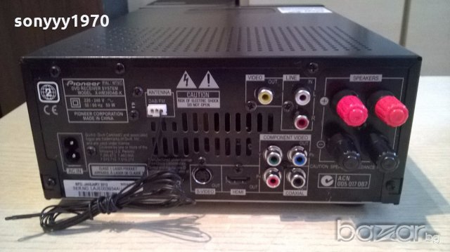 pioneer x-hm30dab-k dvd/usb/hdmi/iphone dab receiver, снимка 7 - Ресийвъри, усилватели, смесителни пултове - 18359366