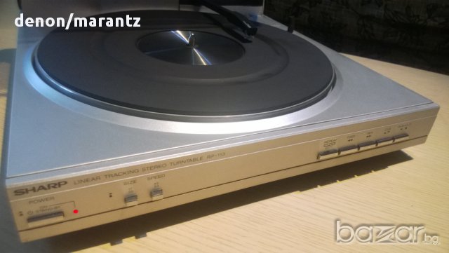 sharp rp-113h-linear tracking stereo turntable-made in japan-внос швеицария, снимка 11 - Плейъри, домашно кино, прожектори - 8254657