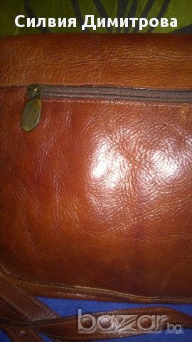 Чанта Естествена Кожа, снимка 2 - Чанти - 12601234