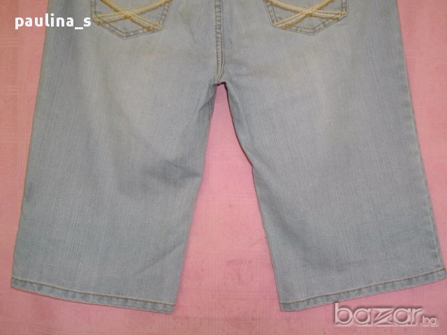 Еластични дънкови бермуди "Miss Janiest" / голям размер , снимка 3 - Къси панталони и бермуди - 14138146