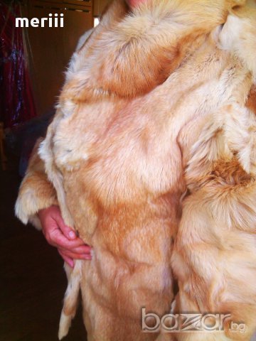 Палто от 100% естествена кожа от лисица, снимка 8 - Палта, манта - 11572087