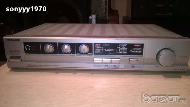 Elbe am-260 stereo amplifier-made in korea-внос швеицария, снимка 8 - Ресийвъри, усилватели, смесителни пултове - 14496950