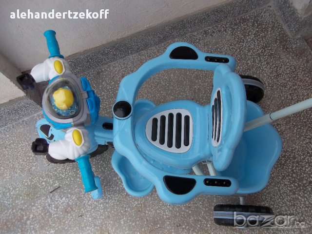 Детска бебешка музикална триколка с педали, снимка 2 - Детски велосипеди, триколки и коли - 14599048