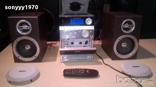Philips cd/tuner/deck/amplifier/remote+колони-внос швеицария, снимка 4 - Ресийвъри, усилватели, смесителни пултове - 13287978