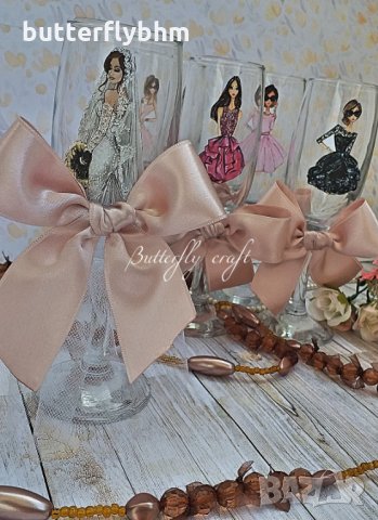 Чаши за моминско парти, Украса за моминско парти, снимка 3 - Декорация - 24657964