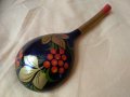 Ръчно рисувана дървена лъжица в стил Хохлома, снимка 8