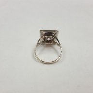 Златен пръстен-бяло злато, снимка 4 - Пръстени - 18033646