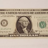 SCARCE " BARR NOTE " $ 1 DOLLAR 1963-B UNC, снимка 3 - Нумизматика и бонистика - 18802193
