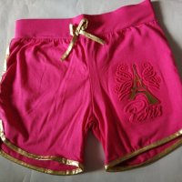 Розови къси панталони за момиче , снимка 1 - Детски къси панталони - 25679934