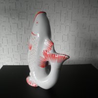 Порцеланова ваза с форма на риба, снимка 6 - Вази - 19099892