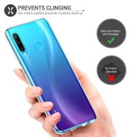 Huawei P30 Lite ултра тънък силиконов гръб, прозрачен, снимка 5 - Калъфи, кейсове - 25714442