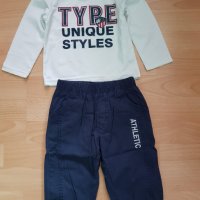 Комплект Пролетно яке,панталон и блуза за малък мъж, снимка 3 - Бебешки якета и елеци - 24960214