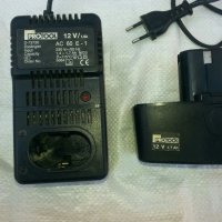 Зарядно PROTOOL 12V с батерия, снимка 1 - Други инструменти - 21570488