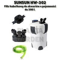 Sunsun HW 302 Външен филтър за аквариум  - Промоция!!!!Подарък!!!!! 