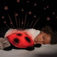 Музикално звездно небе за детенце - музикална нощна лампа голяма калинка, снимка 2 - Музикални играчки - 20032234