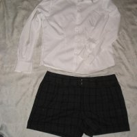 Риза и къси панталонки, снимка 1 - Ризи - 19201042