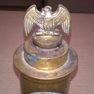 хитлериска антика-немска запалка-ретро-17х9см-внос швеицария, снимка 4 - Антикварни и старинни предмети - 18039160