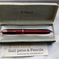 Писалка Parker Duofold Fountain Pen 14К - 1950 г , снимка 1 - Антикварни и старинни предмети - 22617219