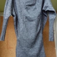 Дамска рокля сива - блузон италиански Motivi, снимка 2 - Рокли - 25715258