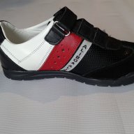 Детски обувки от естествена кожа с лепенки, ортопедични, снимка 3 - Детски маратонки - 9667716