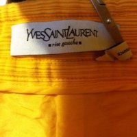 Дам.пола-"YVES SAINT LAURENT"-/памук/,цвят-оранжев. Закупена от Италия., снимка 18 - Поли - 23677247