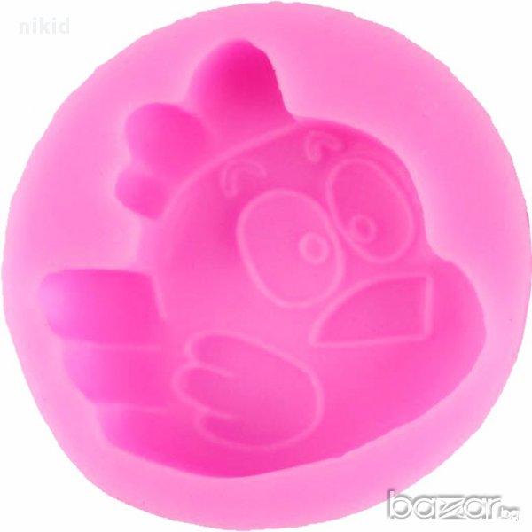 angry birds пиле силиконова форма за украса торта фондан тесто декорация сапун гипс, снимка 1