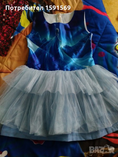 Детска рокля на Замръзналото кралство, снимка 1