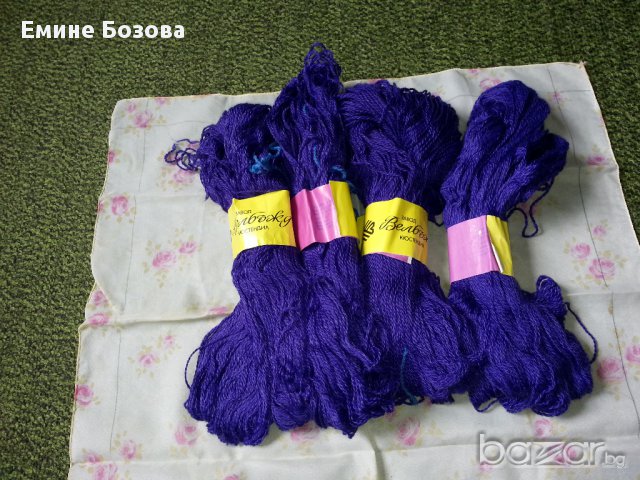 прежда ИНА  - различни цветове продавам, снимка 3 - Други стоки за дома - 14477339