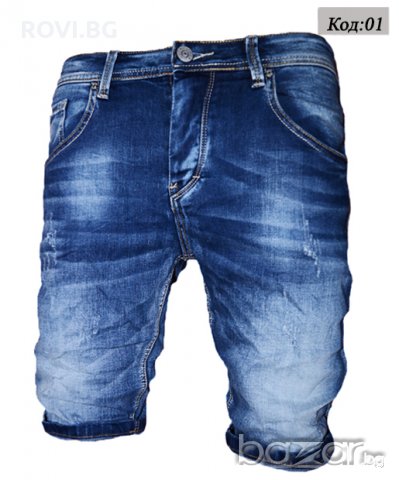 Мъжки къси дънки 50 модела, снимка 2 - Къси панталони - 21457391