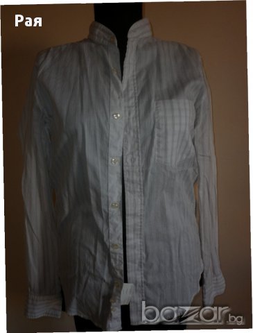 Мъжка риза със столче яка thomas burberry, снимка 2 - Ризи - 17053388