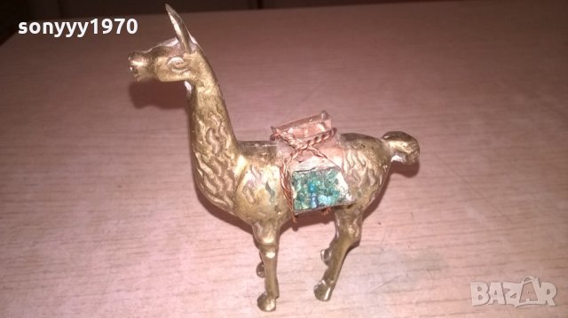 лама-масивен мед/месинг-внос испания-10х9х3см