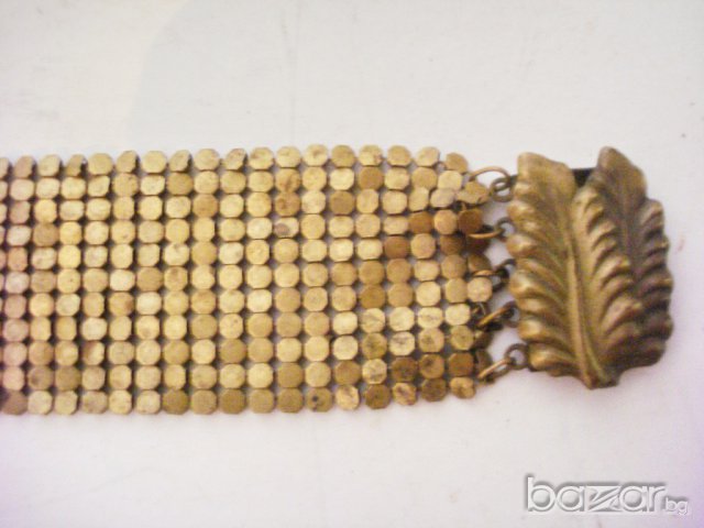 Красива бронзова гривна, снимка 5 - Антикварни и старинни предмети - 9671974