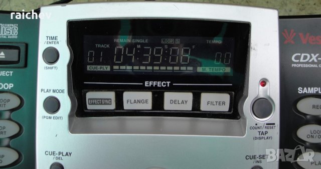 ★ █▬█ █ ▀█▀ ★ VESTAX CDX-05 – DJ.плейър в отлично състояние. , снимка 4 - Аудиосистеми - 22189777