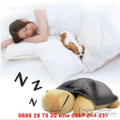 Нощна лампа костенурка проектираща съзвездия - код стандарт