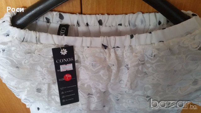 Красива рокля на точки-гол гръб, снимка 2 - Рокли - 18380291