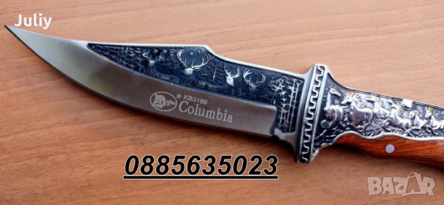 Ловен нож с фиксирано острие Columbia KB3189, снимка 4 - Други инструменти - 18340259