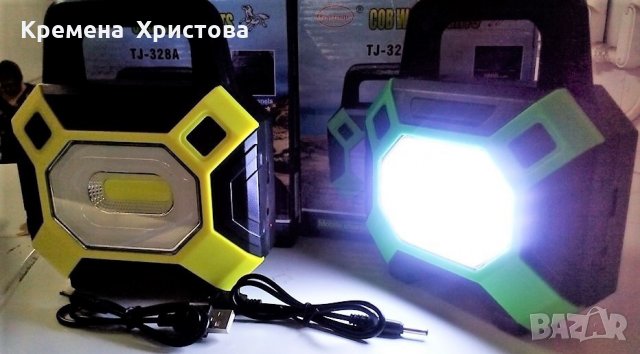 Светодиодна преносима лампа COB WORK LIGHTS , снимка 3 - Генератори - 24347917