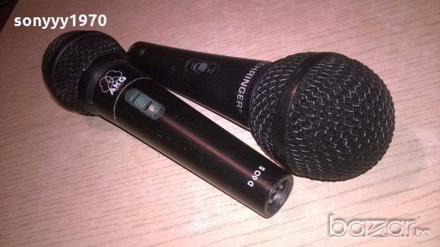 akg & behringer-profi microphone-внос швеицария, снимка 2 - Микрофони - 20007863
