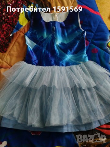 Детска рокля на Замръзналото кралство, снимка 1 - Детски комплекти - 22919016