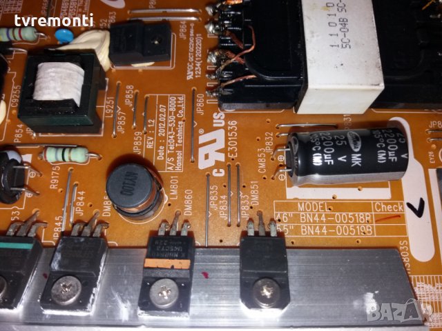 Power Supply Board BN44-00518A / PD46B1D, снимка 3 - Части и Платки - 24404597