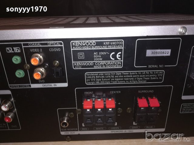 kenwood receiver-внос швеицария, снимка 16 - Ресийвъри, усилватели, смесителни пултове - 21078784