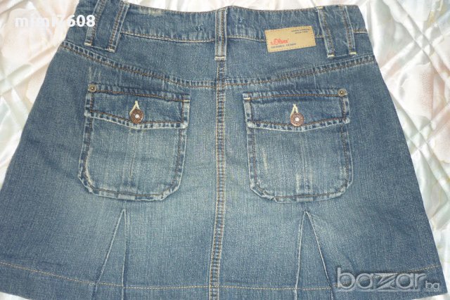 дънкова пола, снимка 2 - Поли - 8582934