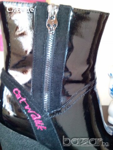 ДАМСКИ БОТИ - ЛАК