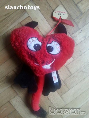 Плюшени играчки-сърца,дявол...за св.Валентин, снимка 5 - Плюшени играчки - 9497273